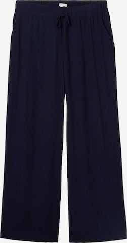 TOM TAILOR Loosefit Broek in Blauw: voorkant