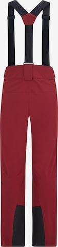 ZIENER Regular Workout Pants 'Tronador' in Red