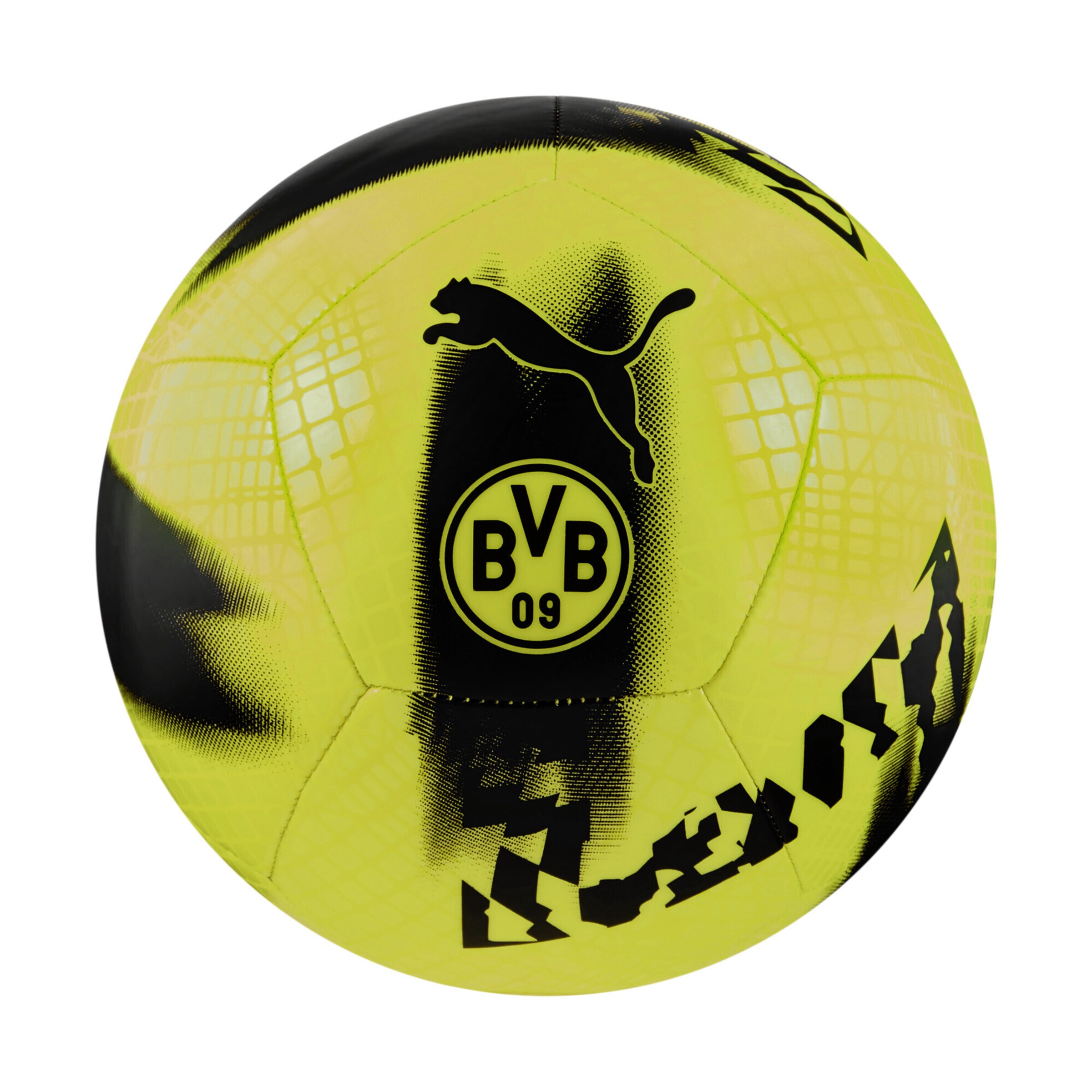 PUMA Ball 'Borussia Dortmund' in Gelb: Vorderseite