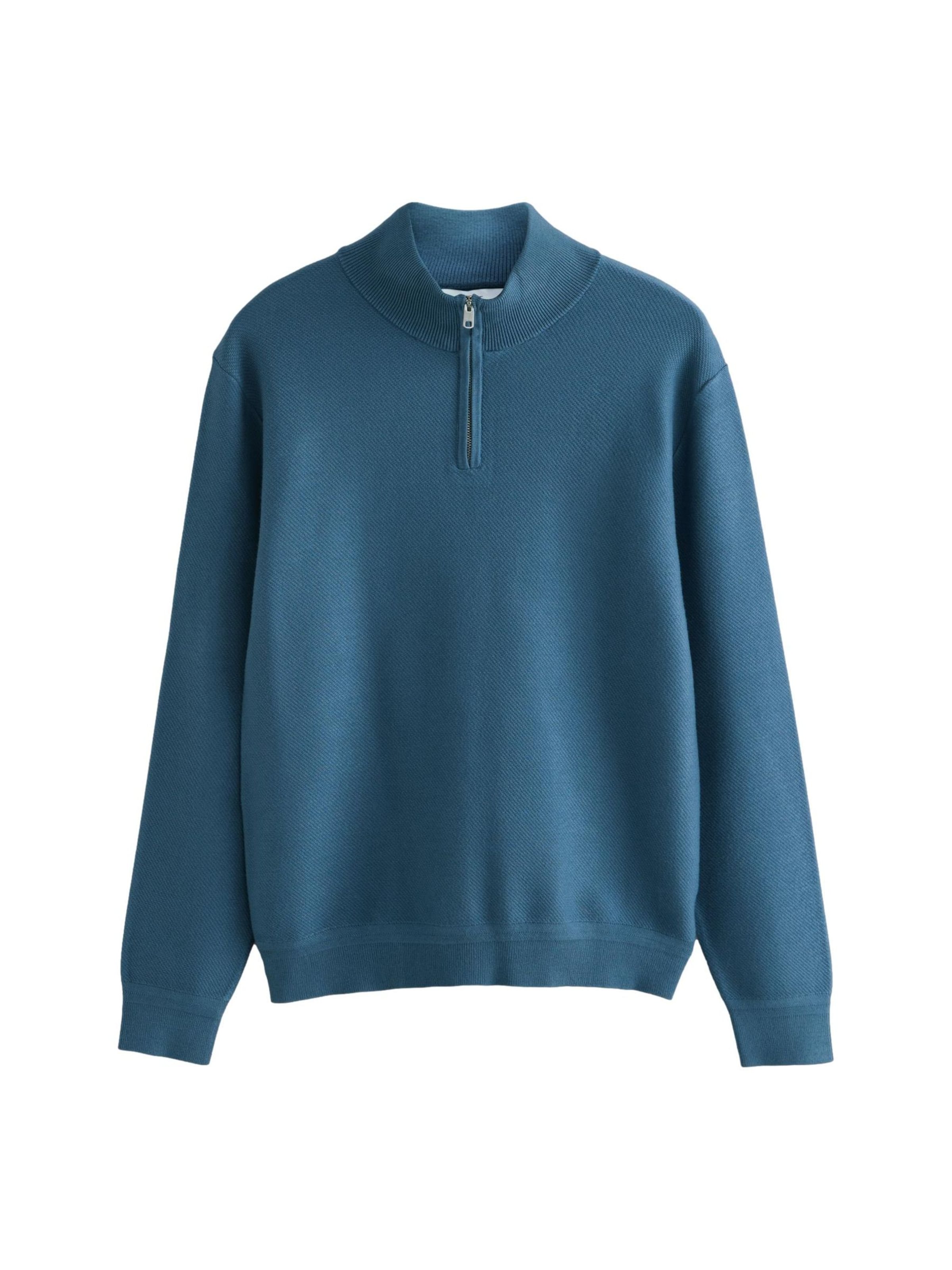 Pulover 'Edler' de la Next pe albastru: față