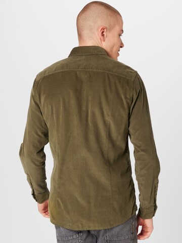 STRELLSON Regular fit Button Up Shirt in Green