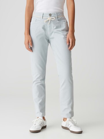 Coupe slim Jean 'Louis' OPUS en bleu : devant