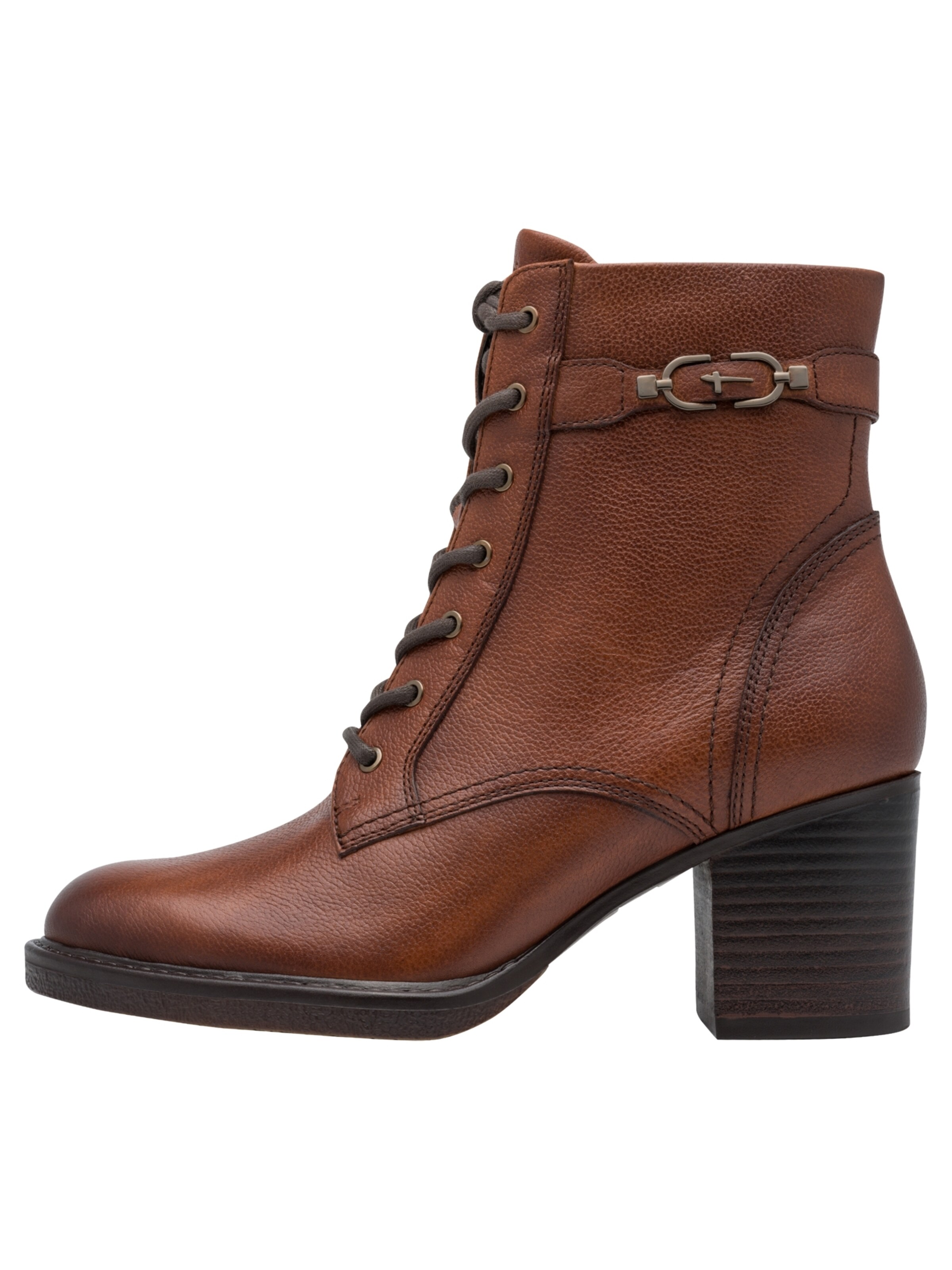 Bottines à lacets Tamaris en marron