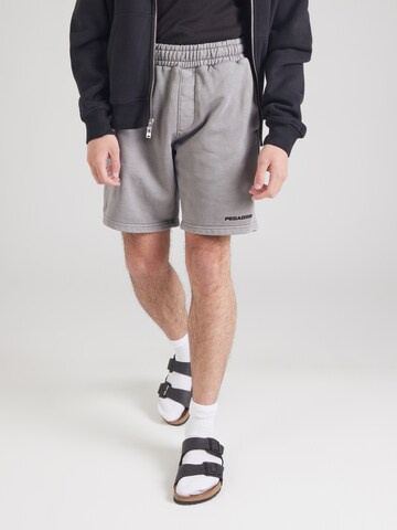 Loosefit Pantaloni di Pegador in grigio: frontale