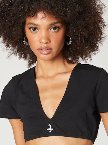 VIERVIER Shirt 'Wiebke' in Black