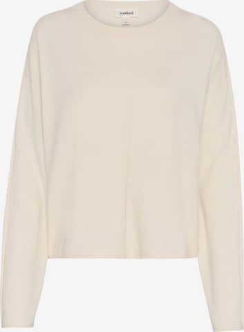 SOAKED IN LUXURYPulover 'Spina' - bež boja: prednji dio