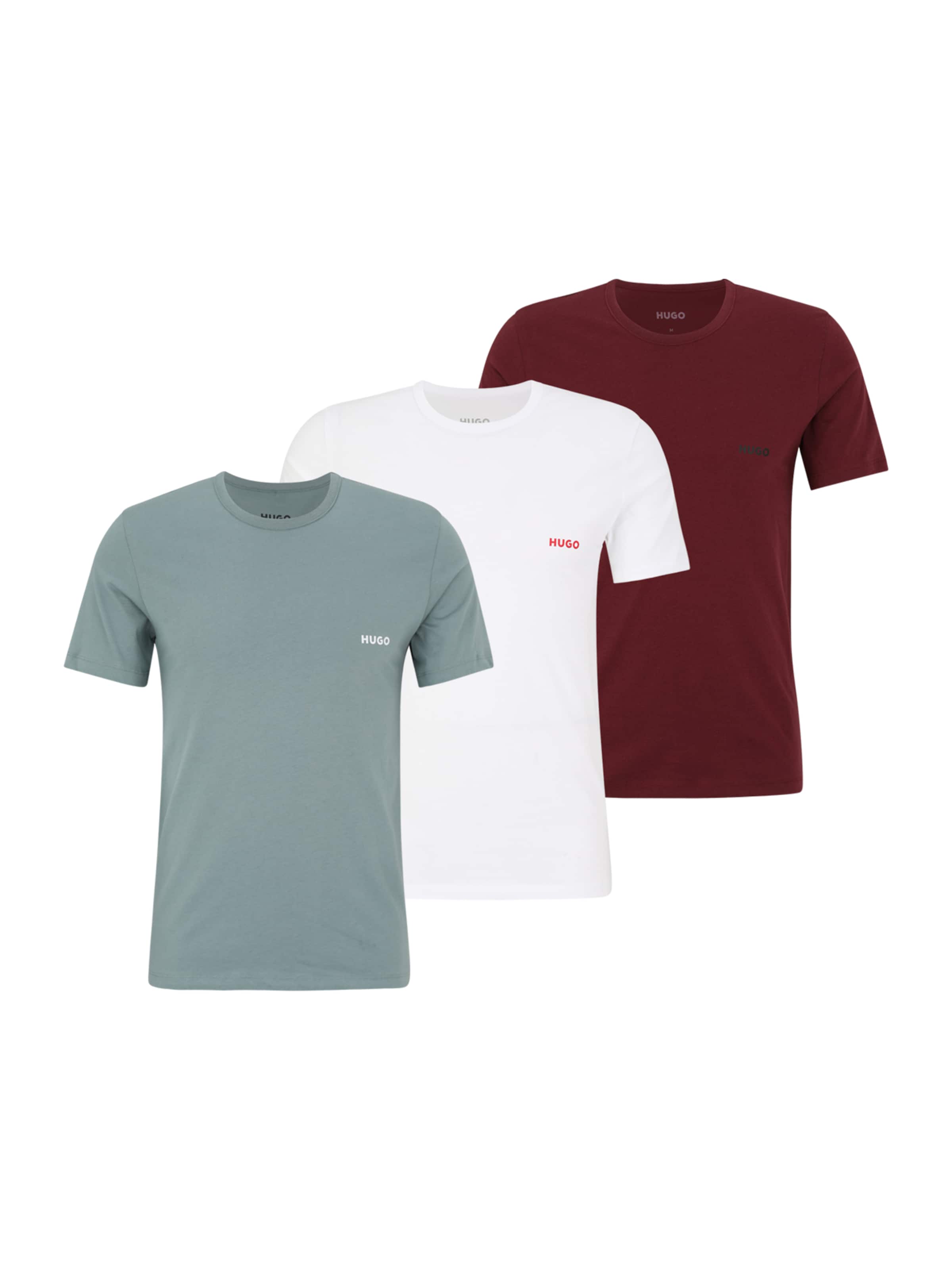 HUGO Φανέλα σε μπλε: μπροστά