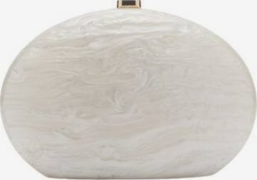 MANGO Clutch in White: front