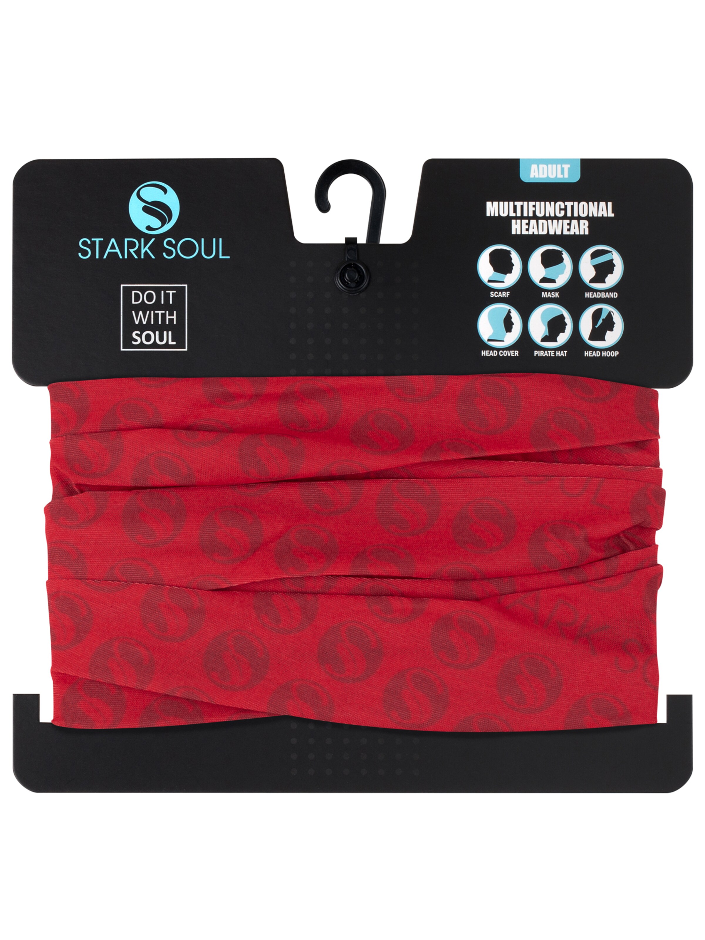 Stark Soul - Cachecol desportivo em vermelho