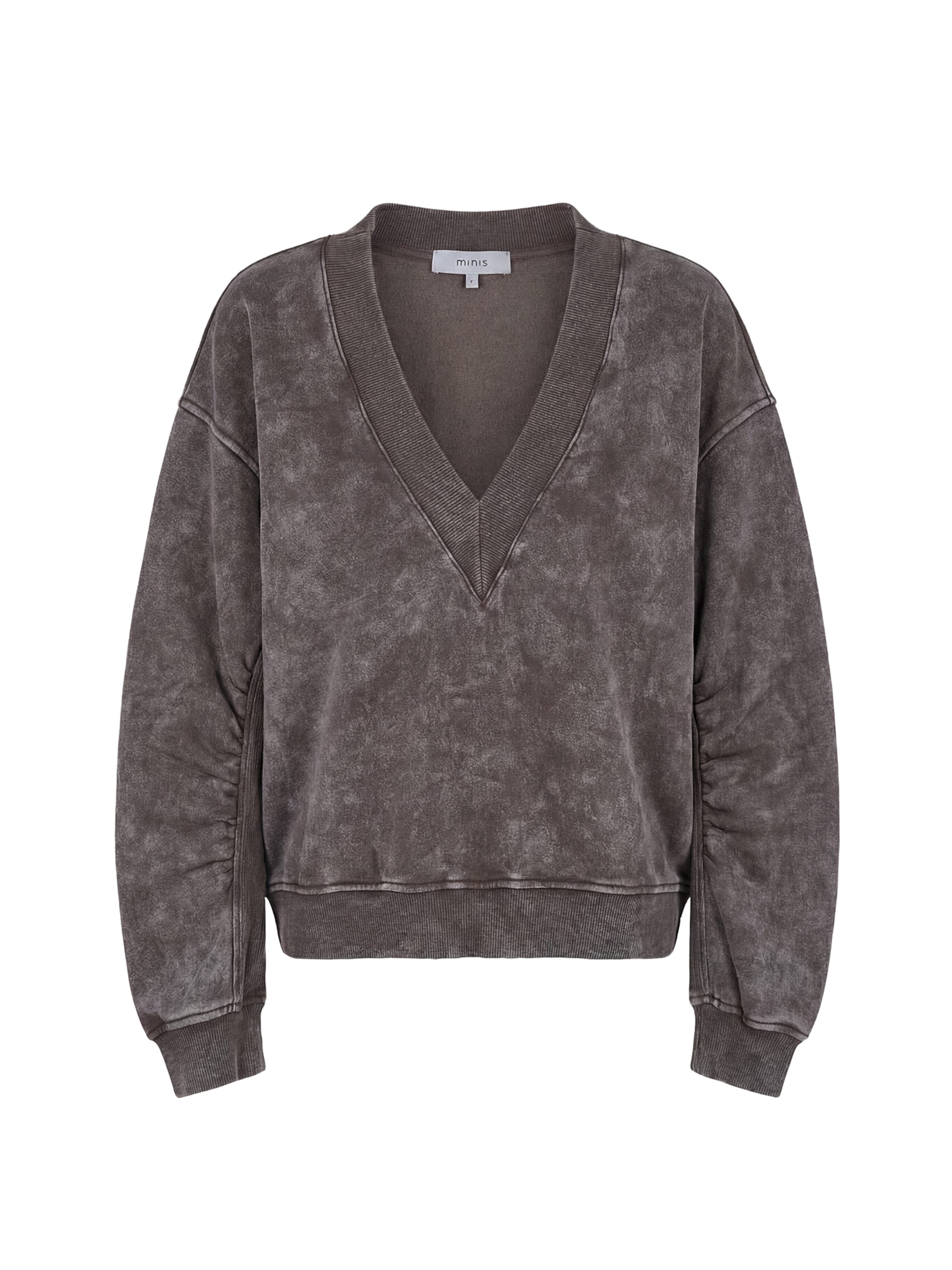 minus Sweatshirt 'Bellah' in Braun: Vorderseite