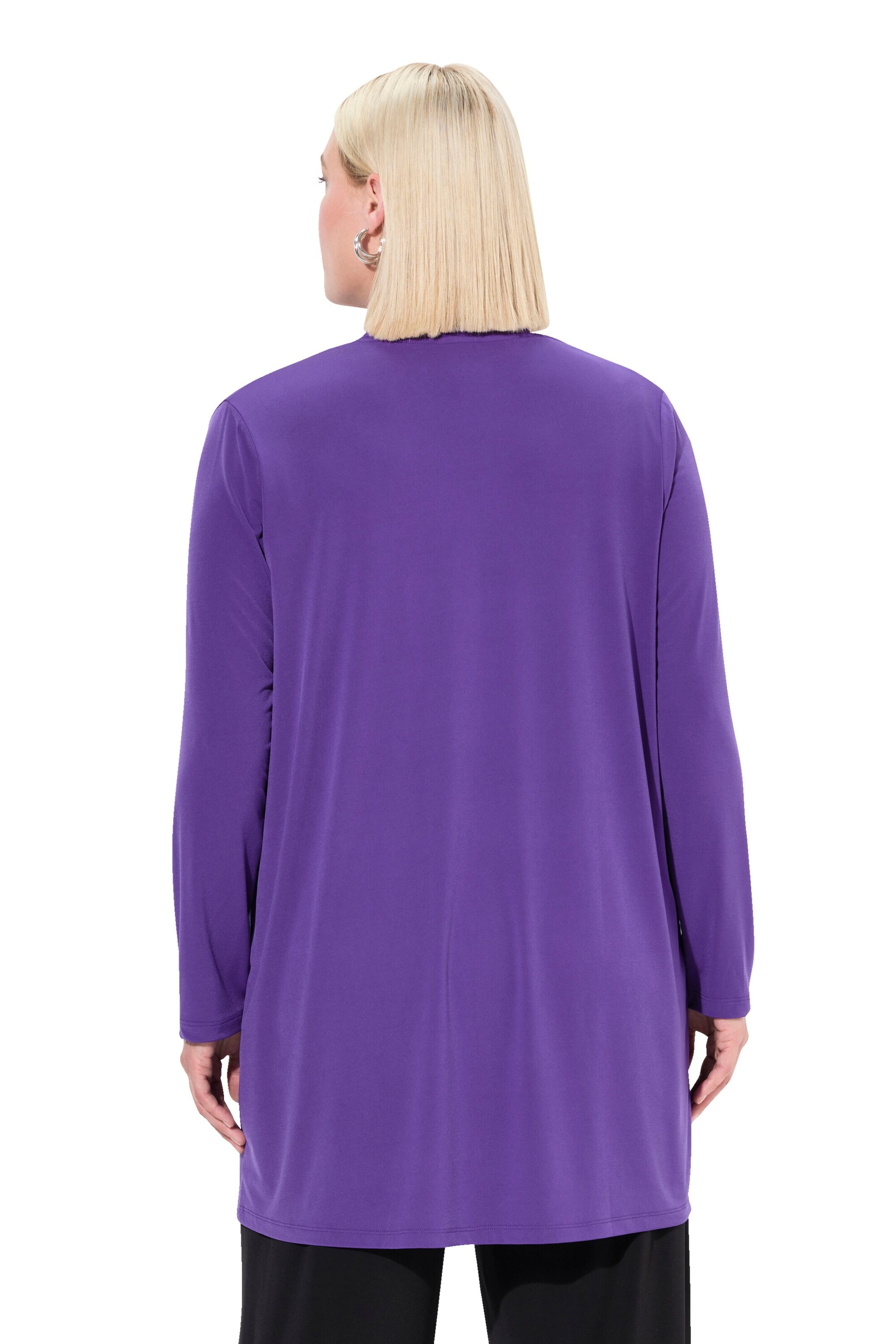 Ulla Popken Strickjacke in Lila