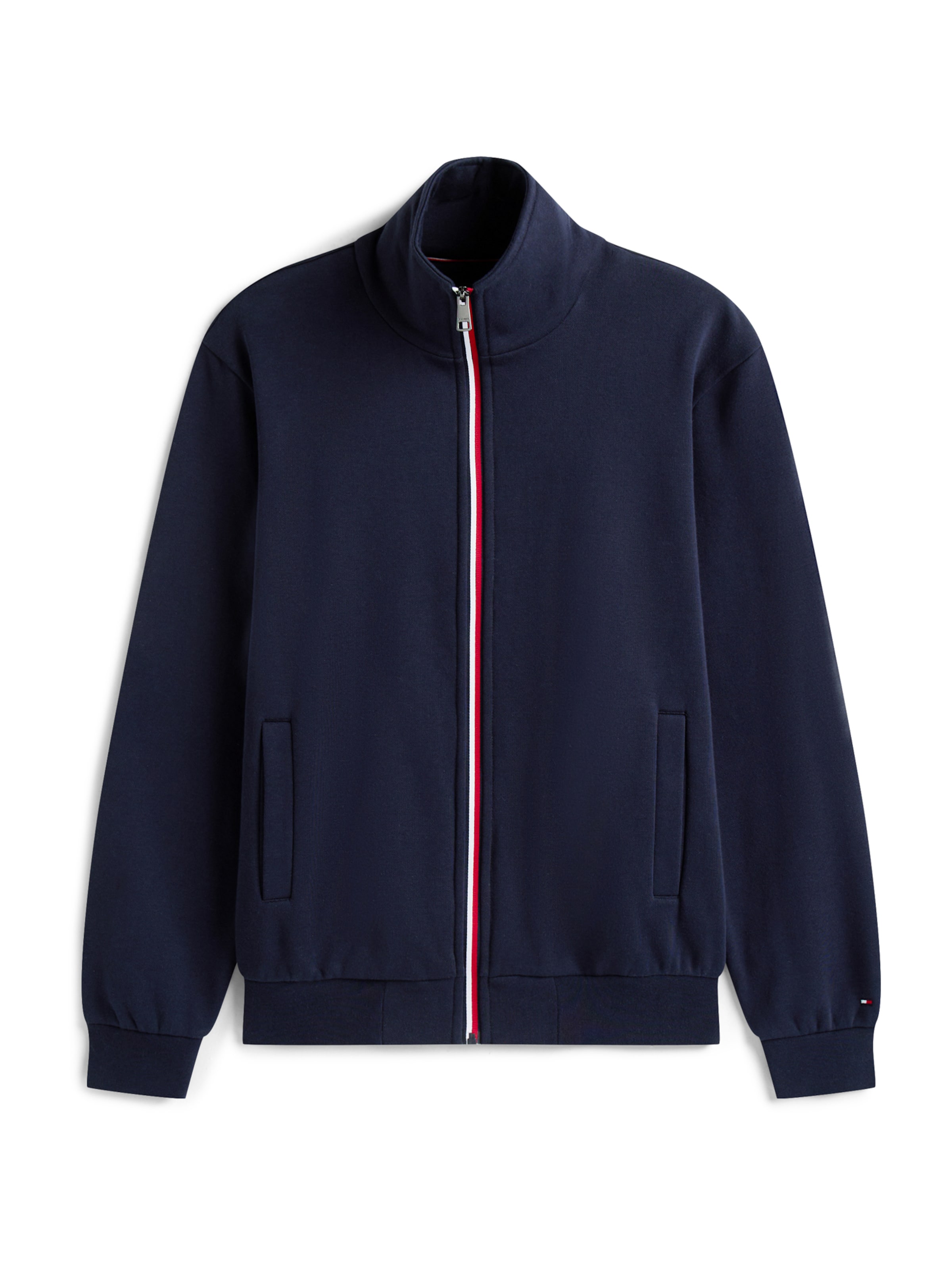 Giacca di felpa di TOMMY HILFIGER in blu: frontale