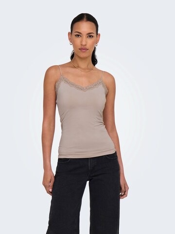 Top 'ONLVICKY' di ONLY in beige: frontale