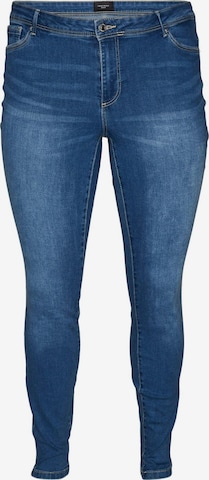 Vero Moda Curve Jeans in Blau: Vorderseite