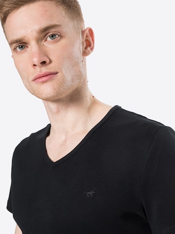 MUSTANG T-Shirt 'Aaron' in Schwarz