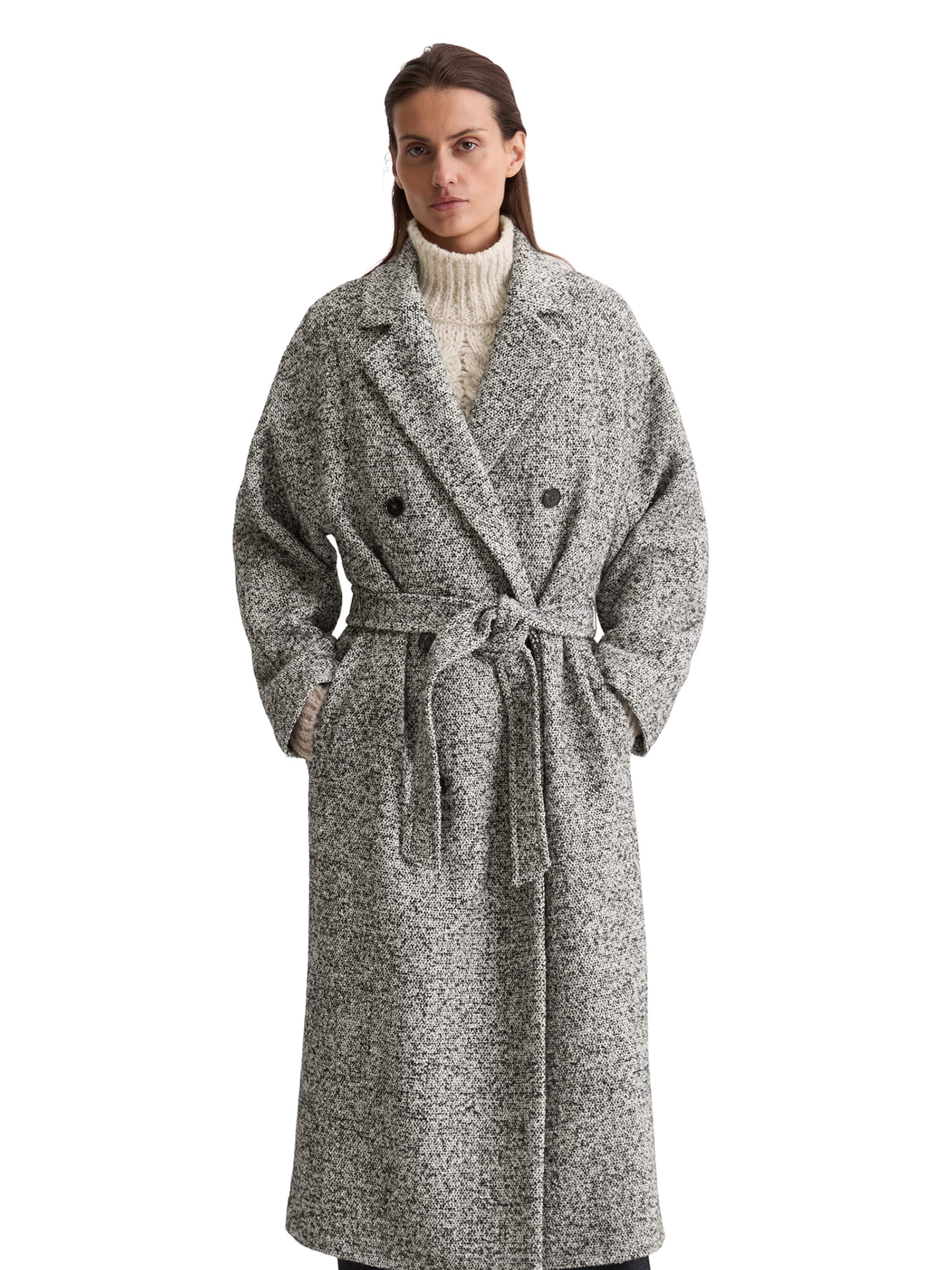 Marc O'Polo Between-seasons coat in Grey: front