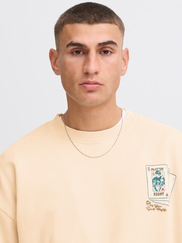 !Solid Pullover 'SDRAMI' in Beige