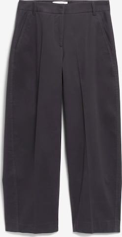 Baggy Pantaloni con pieghe di ARMEDANGELS in grigio: frontale