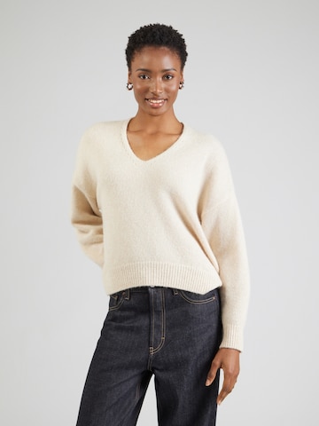 BOSS Orange Trui 'Fondyssa' in Beige: voorkant