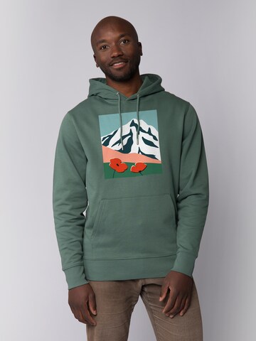 Watapparel Sweatshirt 'Countryside 04' in Green: front