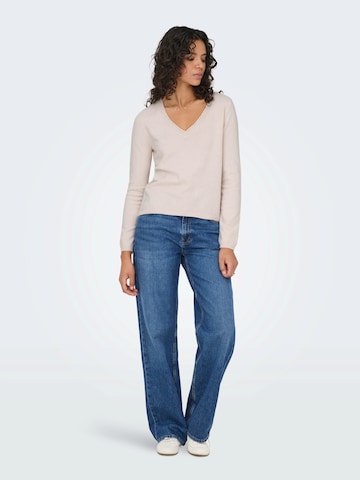 ONLY Svetr 'ONLLOYAL' – béžová