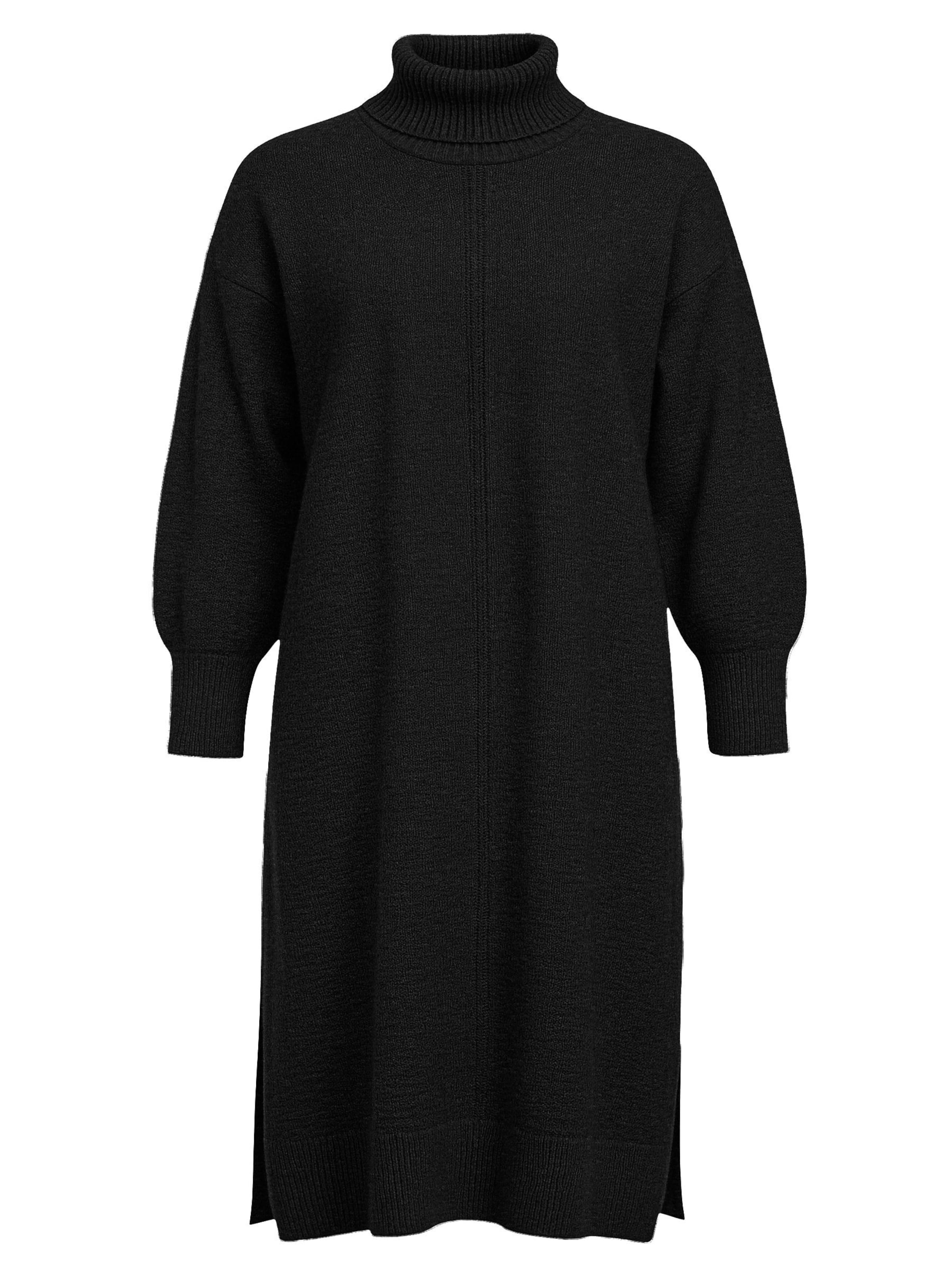 Robes en maille 'OBJJuno' OBJECT en noir : devant