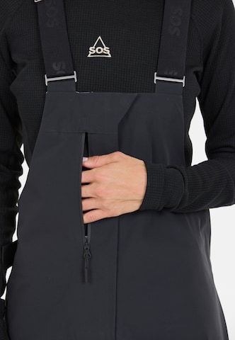 SOS Loosefit Skihose 'Kula' in Schwarz