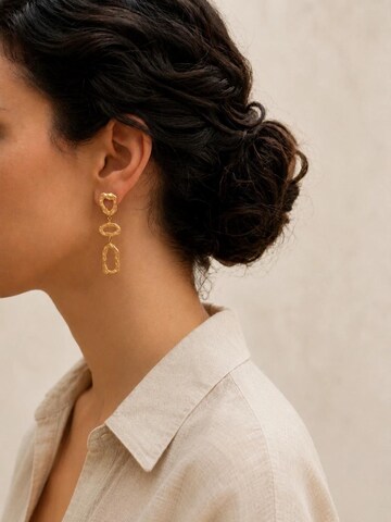Boucles d'oreilles 'Agrigento' ETNÉE en or
