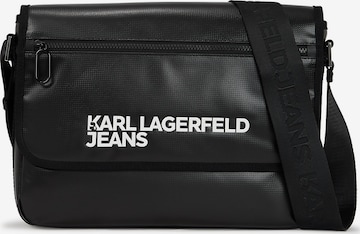 juoda KARL LAGERFELD JEANS „Messenger“ stiliaus rankinė: priekis