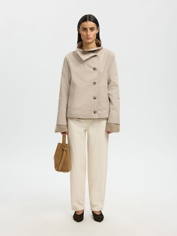 Manteau mi-saison SELECTED en gris