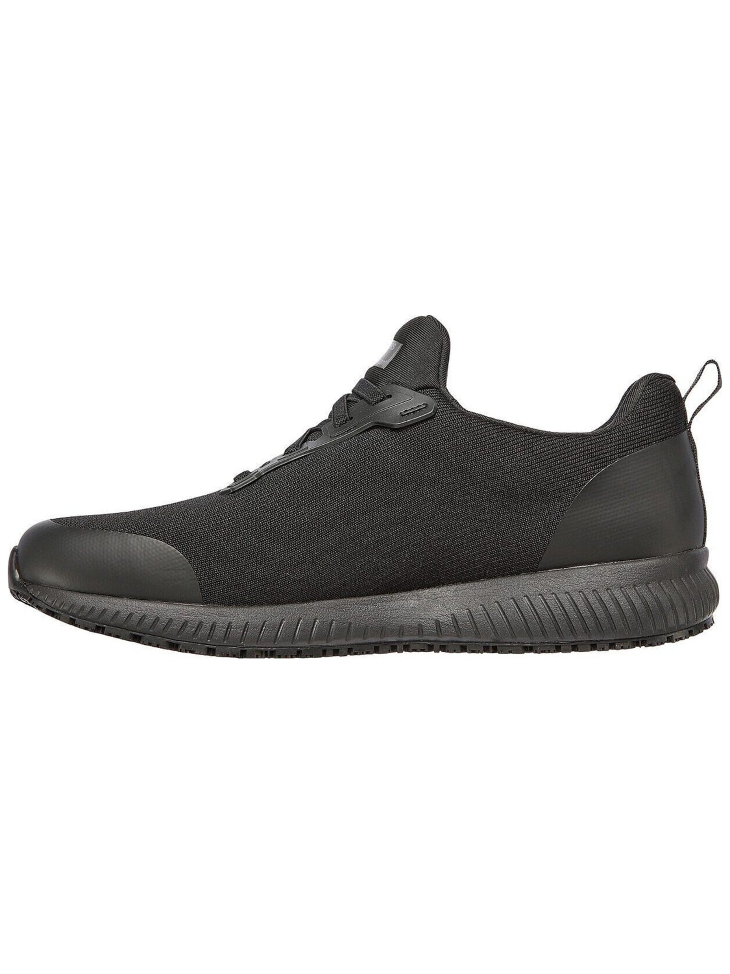 SKECHERS WORK Footwear Sneakers laag 'Squad Sr' in Zwart