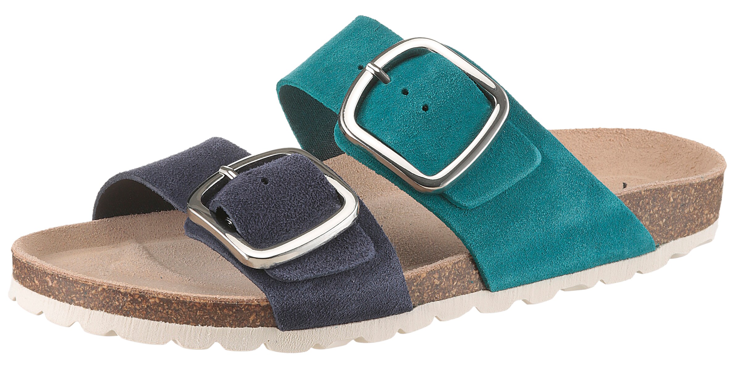 Aniston Pantolette in Blau: Vorderseite