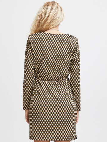 ICHI Dress ' Kate ' in Beige