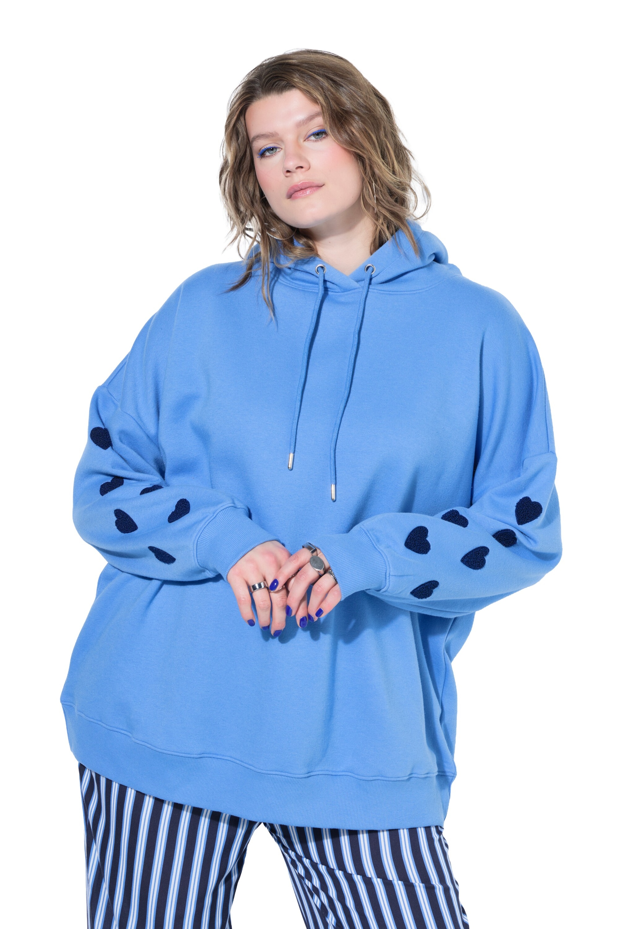 Studio Untold Sweatshirt in Blau: Vorderseite