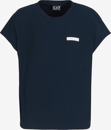 Maglietta di EA7 Emporio Armani in blu: frontale