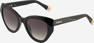 Lunettes de soleil 'SFU886' FURLA en noir : devant