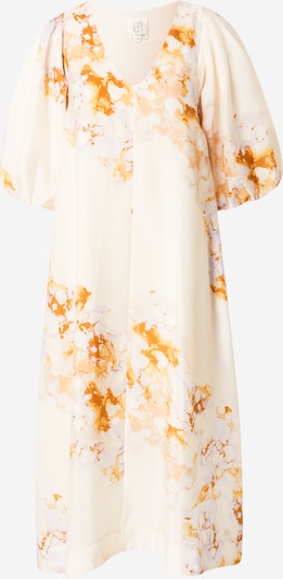SECOND FEMALE Robe 'Angelica' en ivoire / chamois / cognac, Vue avec produit