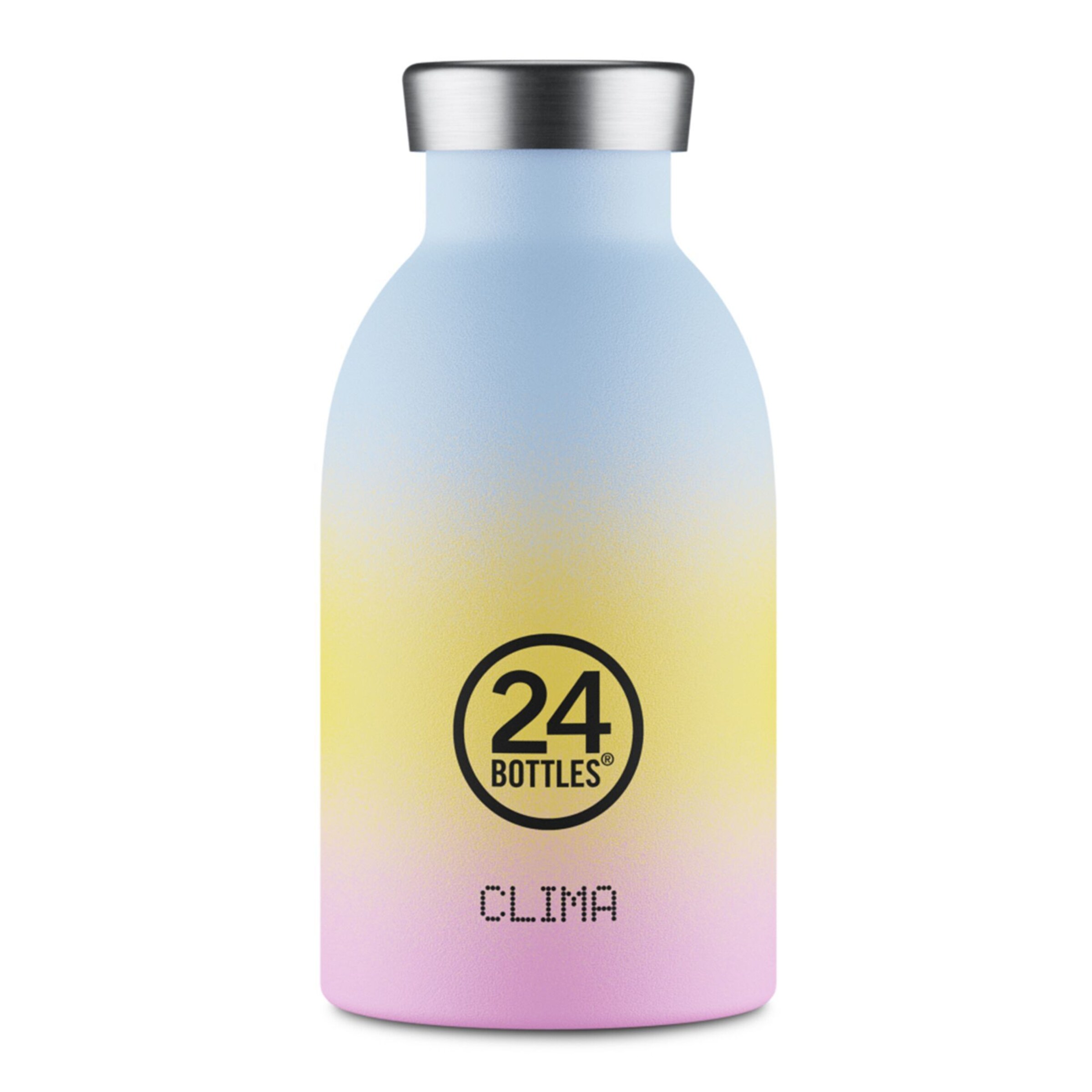 Borraccia 'Clima Horizon' di 24Bottles in blu: frontale