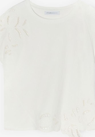 MOTIVI - Camiseta en blanco: frente