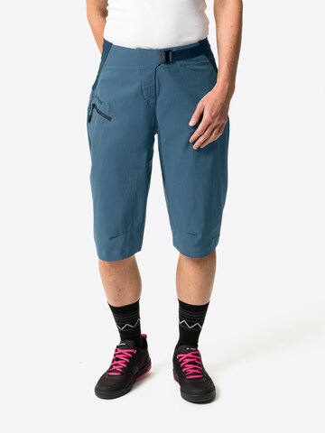 VAUDE Regular Outdoor trousers 'Moab PRO' in Blue: front