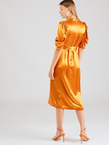 Closet London Dress in Gold