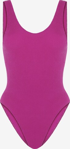 SORBET ISLAND Badeanzug 'Riva' in Rot: Vorderseite