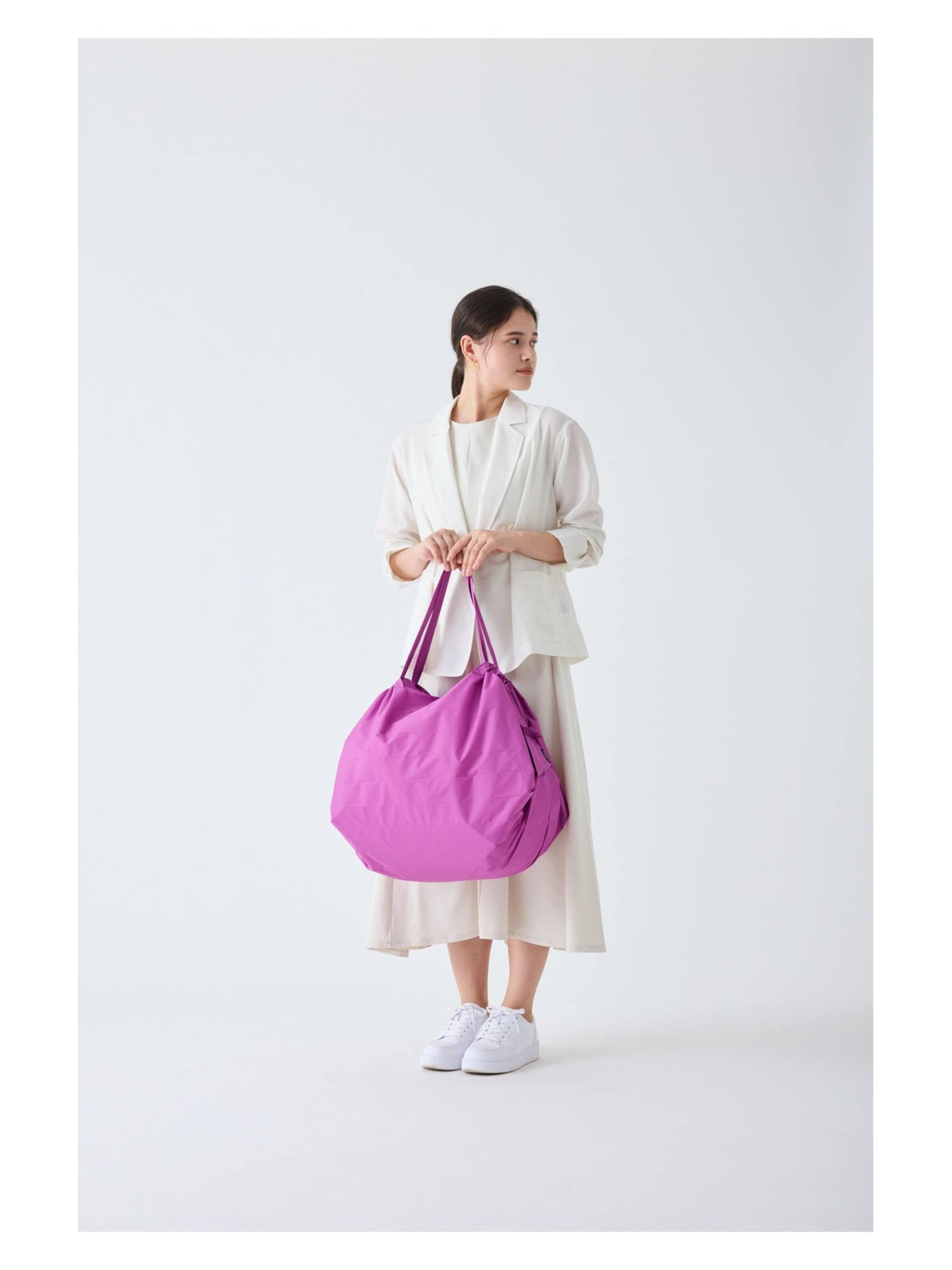 Shupatto Shopper 'Compact Bag L' in Roze