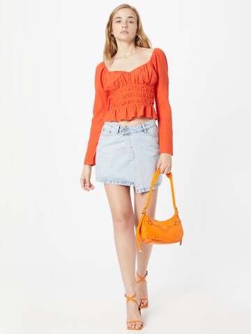 TOPSHOP Bluzka w kolorze czerwony