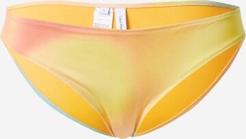 Calvin Klein Swimwear Низ бикини в Желтый: спереди