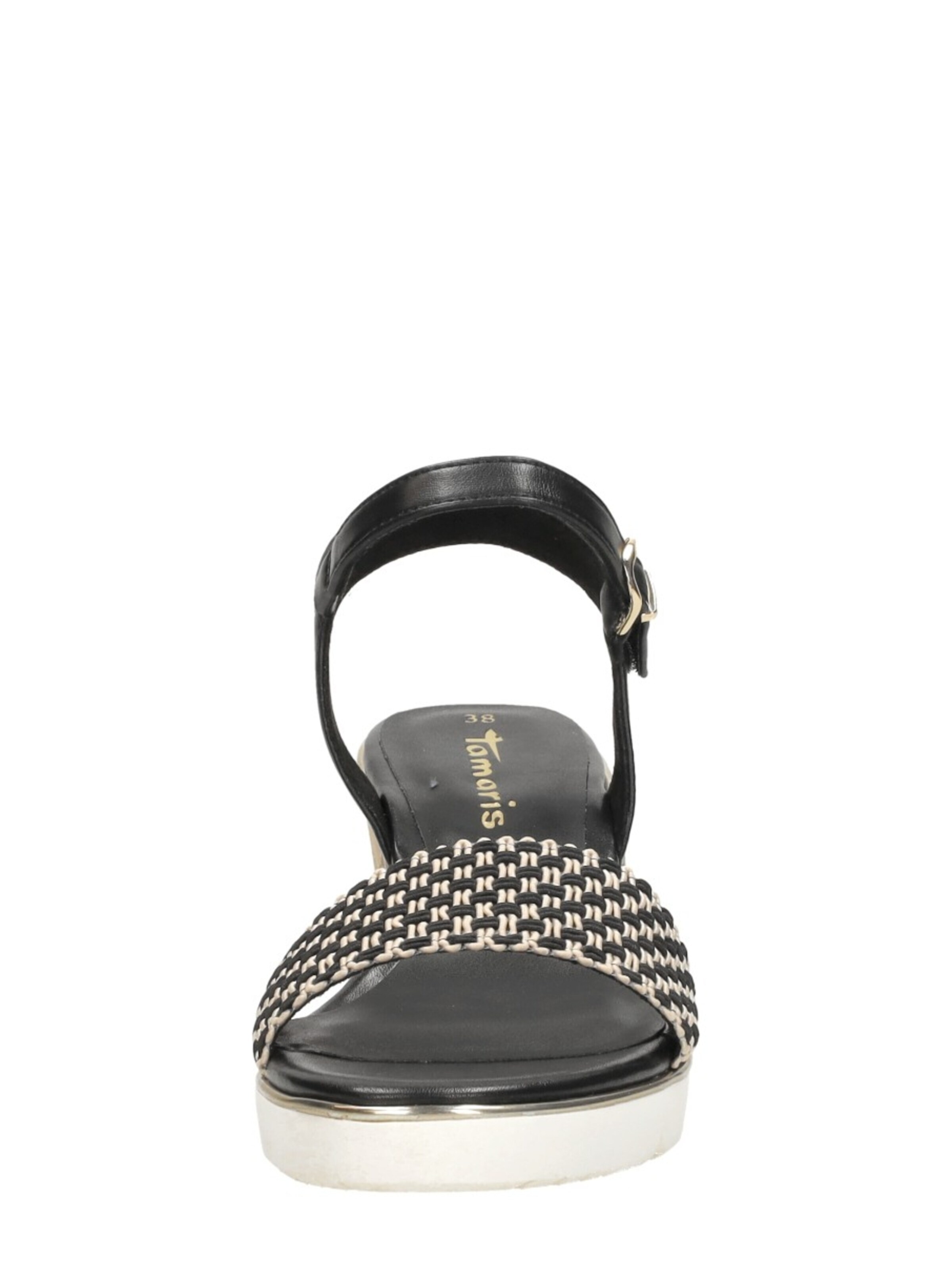 Tamaris Sandal 'Sandalen Hak' in Black
