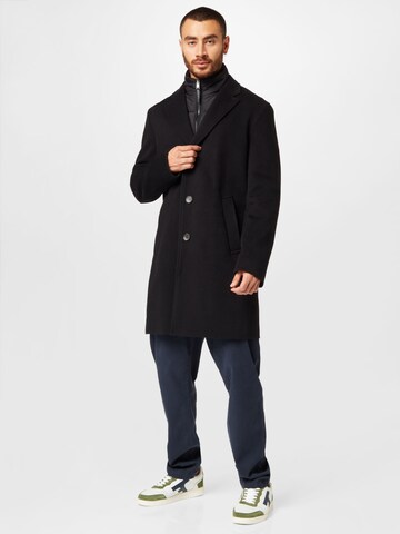 BOSS Black Between-seasons coat 'Hyde' in Black: front