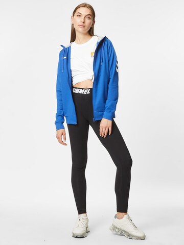 Hummel Sportsweatjacke in Blau