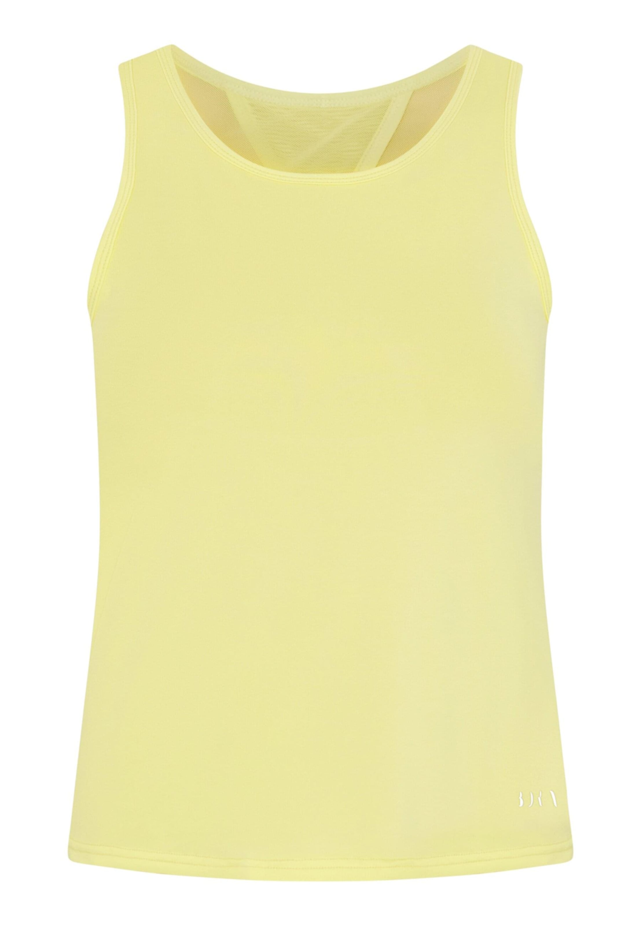 Born Living Yoga Sports top 'Daila' in Yellow: front