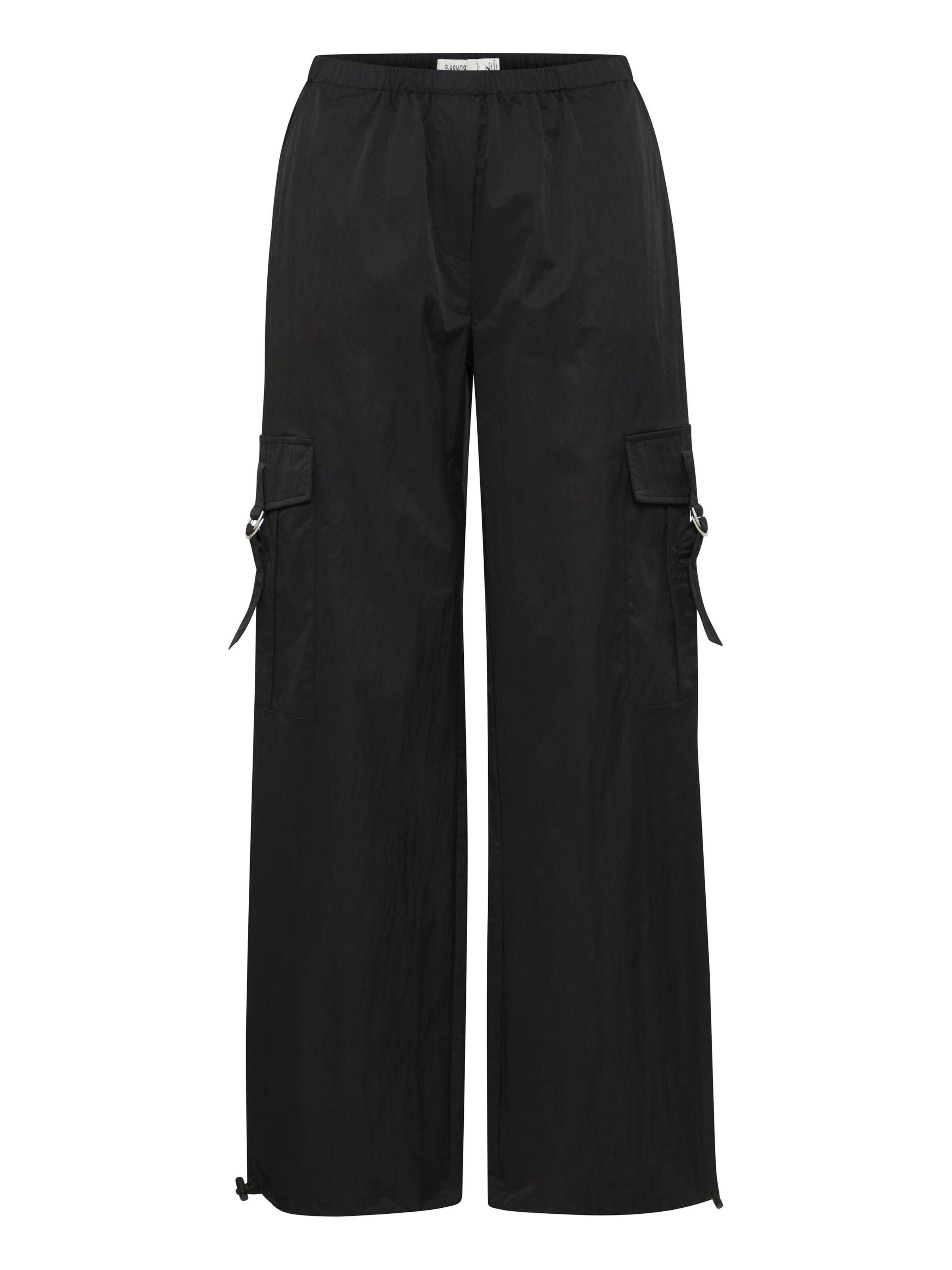 b.young Loosefit Cargohose 'Datine' in Schwarz: Vorderseite